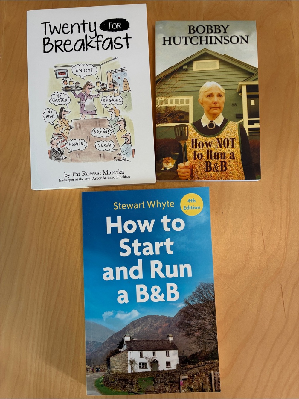 3 books about running a B & B
